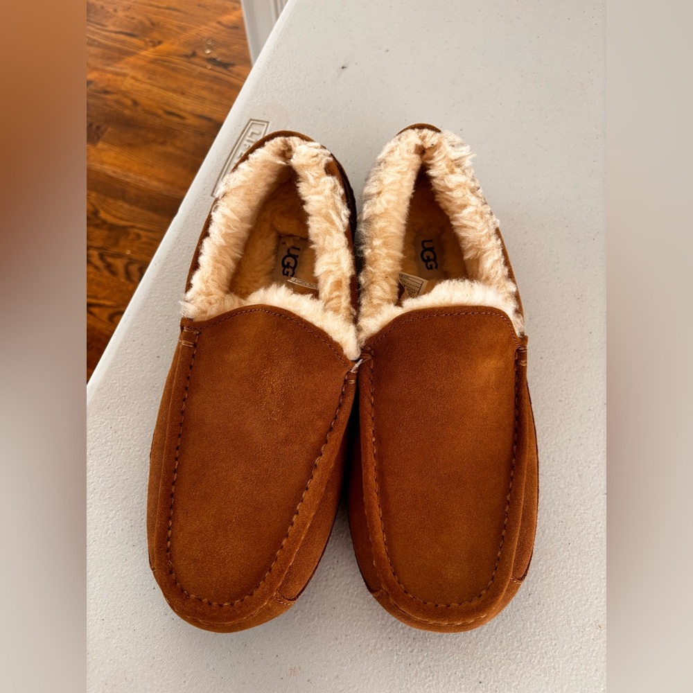 UGG Men's Tan Suede Loafers
